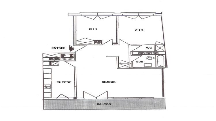 Ma-Cabane - Vente Appartement Arcachon, 74 m²