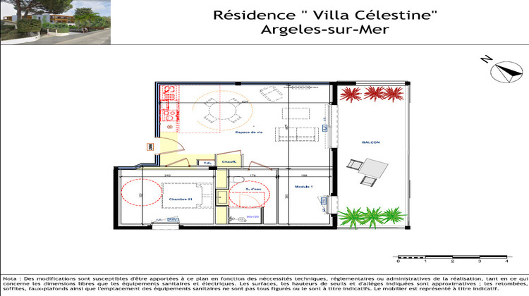 Ma-Cabane - Vente Appartement Argelès-sur-Mer, 60 m²