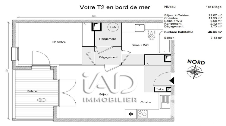 Ma-Cabane - Vente Appartement Argelès-sur-Mer, 45 m²