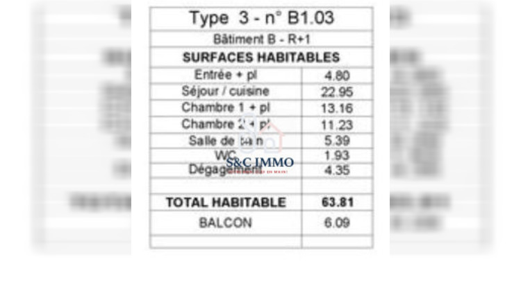 Ma-Cabane - Vente Appartement Argenteuil (), 63 m²