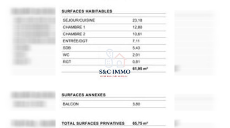 Ma-Cabane - Vente Appartement Argenteuil (), 61 m²