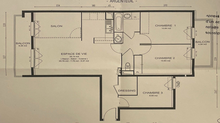 Ma-Cabane - Vente Appartement ARGENTEUIL, 79 m²