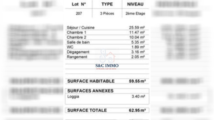 Ma-Cabane - Vente Appartement Arnouville (), 59 m²