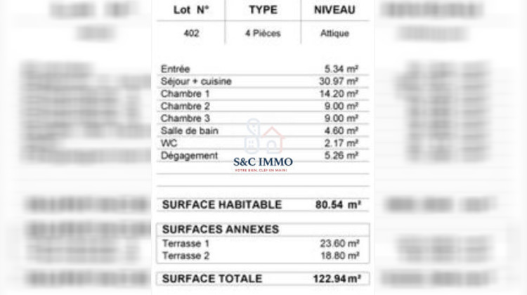 Ma-Cabane - Vente Appartement Arnouville (), 80 m²