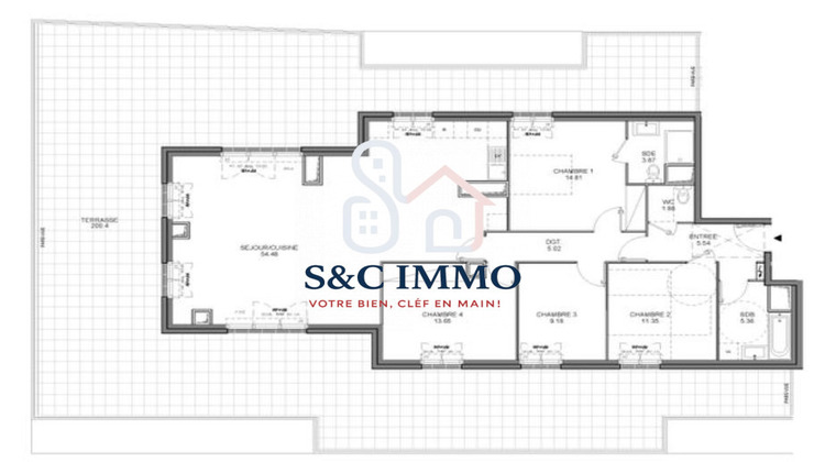 Ma-Cabane - Vente Appartement Arnouville (), 125 m²