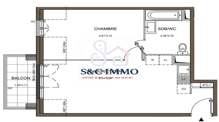 Ma-Cabane - Vente Appartement Arnouville, 40 m²