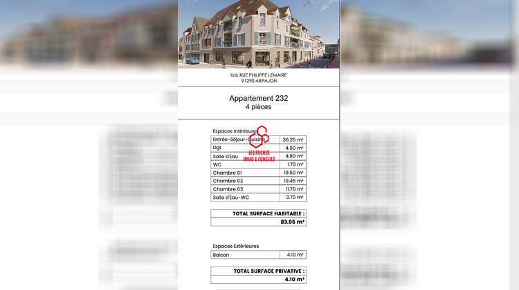 Ma-Cabane - Vente Appartement Arpajon, 83 m²