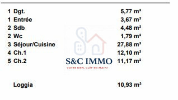 Ma-Cabane - Vente Appartement Arpajon, 66 m²