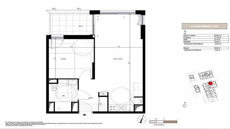 Ma-Cabane - Vente Appartement Arradon, 50 m²