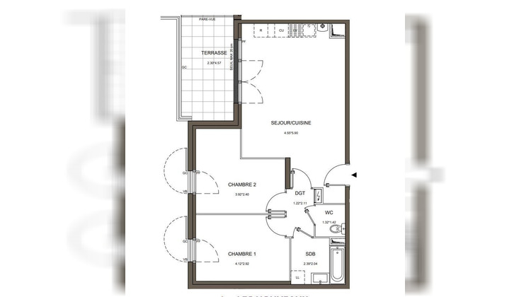 Ma-Cabane - Vente Appartement Arradon, 63 m²
