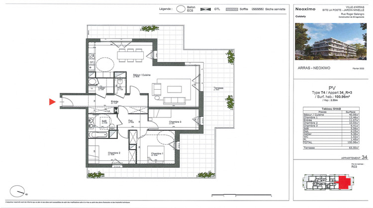 Ma-Cabane - Vente Appartement Arras, 100 m²