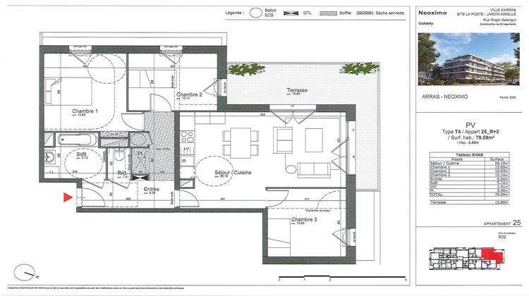 Ma-Cabane - Vente Appartement Arras, 79 m²