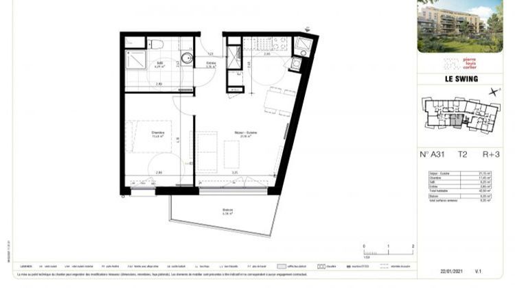 Ma-Cabane - Vente Appartement Arras, 42 m²