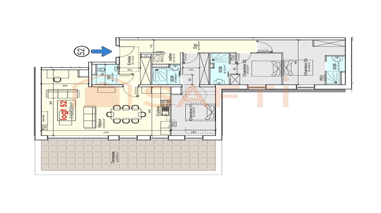 Ma-Cabane - Vente Appartement Arras, 110 m²