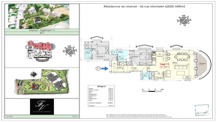 Ma-Cabane - Vente Appartement Arras, 81 m²