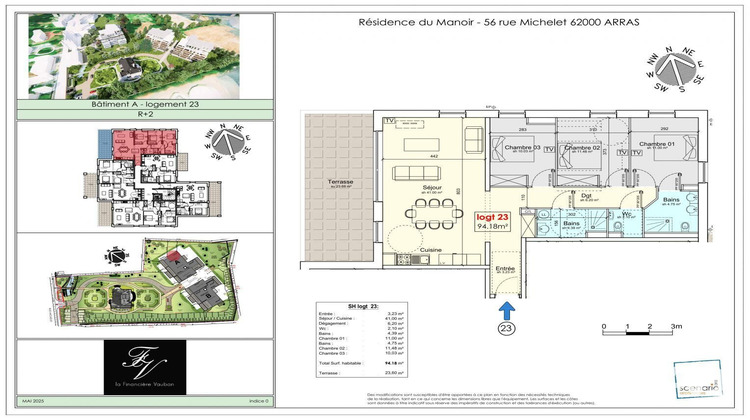 Ma-Cabane - Vente Appartement Arras, 94 m²