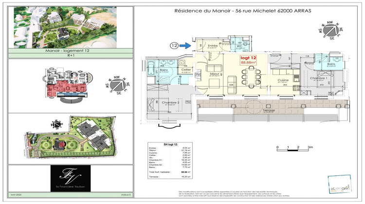 Ma-Cabane - Vente Appartement Arras, 88 m²