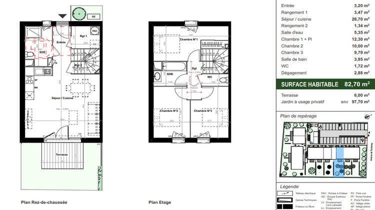 Ma-Cabane - Vente Appartement Artigues-près-Bordeaux, 82 m²