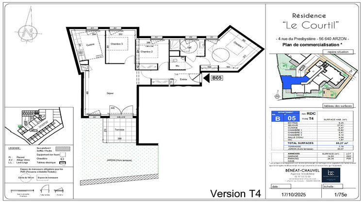 Ma-Cabane - Vente Appartement ARZON, 85 m²
