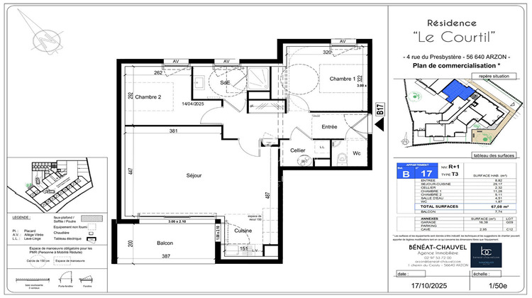 Ma-Cabane - Vente Appartement ARZON, 67 m²
