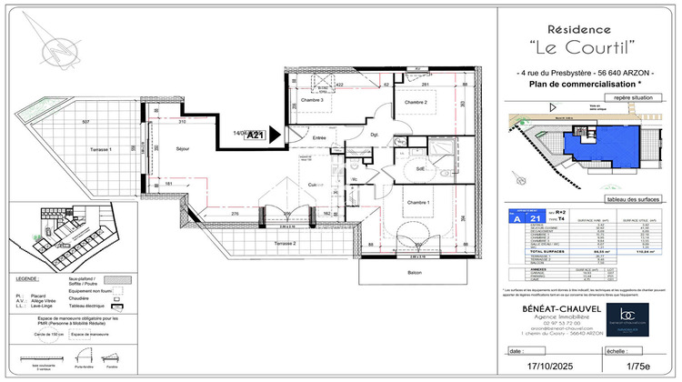 Ma-Cabane - Vente Appartement ARZON, 86 m²