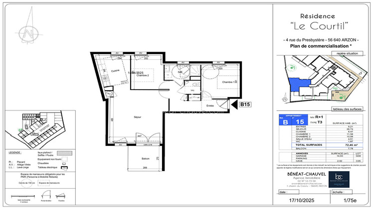 Ma-Cabane - Vente Appartement ARZON, 72 m²
