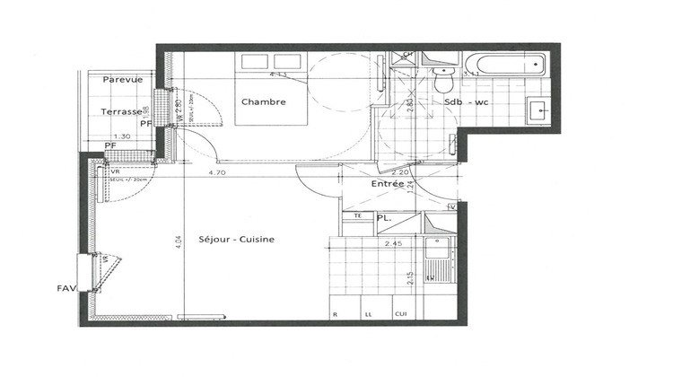 Ma-Cabane - Vente Appartement ASNIERES-SUR-SEINE, 45 m²