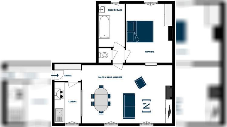 Ma-Cabane - Vente Appartement ASNIERES-SUR-SEINE, 54 m²