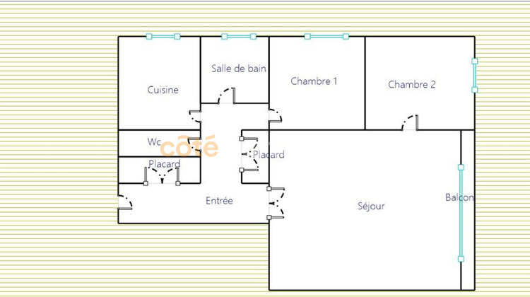 Ma-Cabane - Vente Appartement ASNIERES-SUR-SEINE, 60 m²