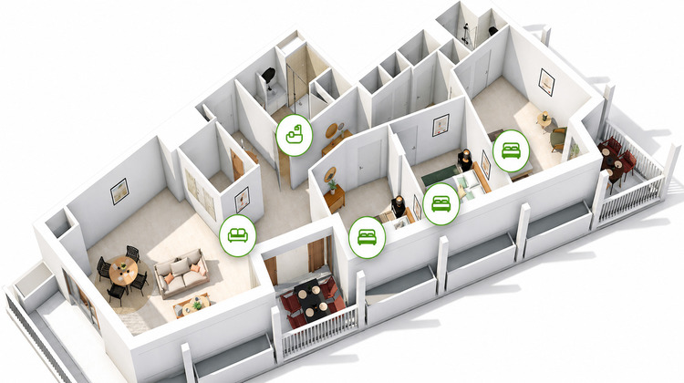 Ma-Cabane - Vente Appartement ASNIERES-SUR-SEINE, 92 m²