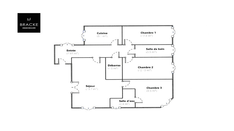 Ma-Cabane - Vente Appartement ASNIERES-SUR-SEINE, 68 m²