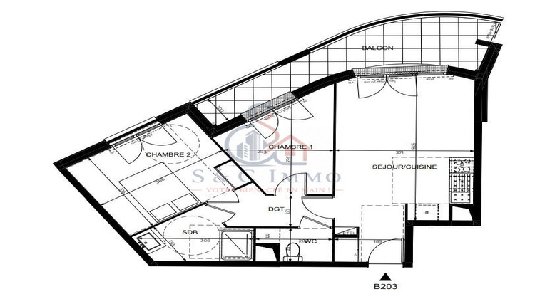 Ma-Cabane - Vente Appartement Asnières-sur-Seine, 55 m²