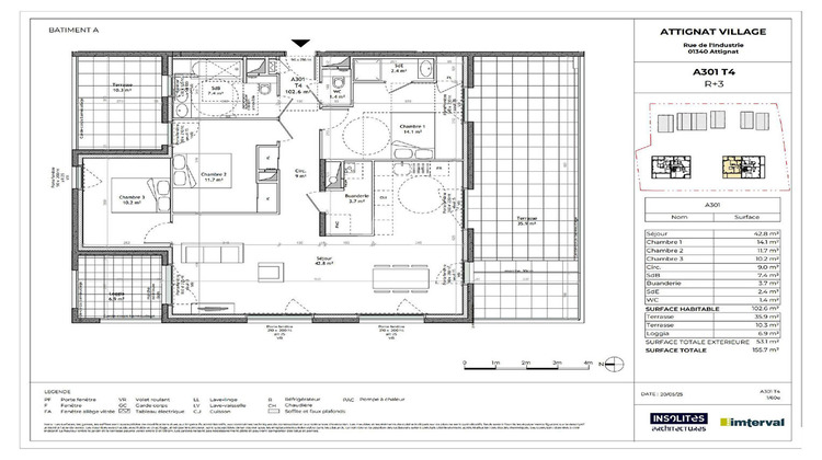 Ma-Cabane - Vente Appartement ATTIGNAT, 102 m²