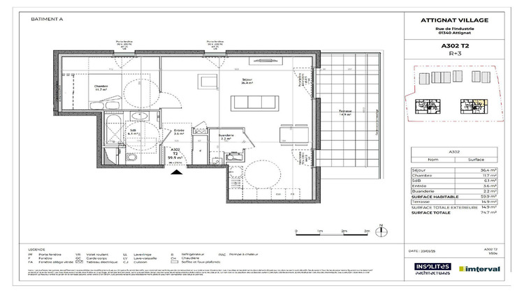 Ma-Cabane - Vente Appartement ATTIGNAT, 59 m²