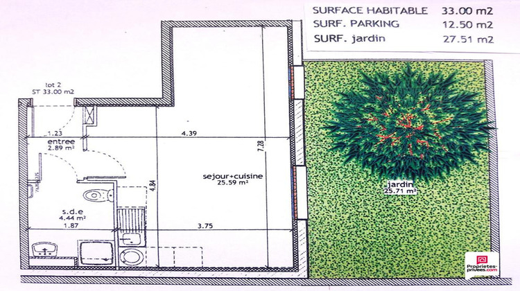 Ma-Cabane - Vente Appartement AUBERGENVILLE, 33 m²