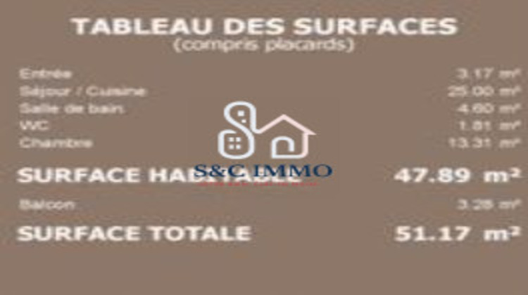 Ma-Cabane - Vente Appartement Aubervilliers (), 47 m²