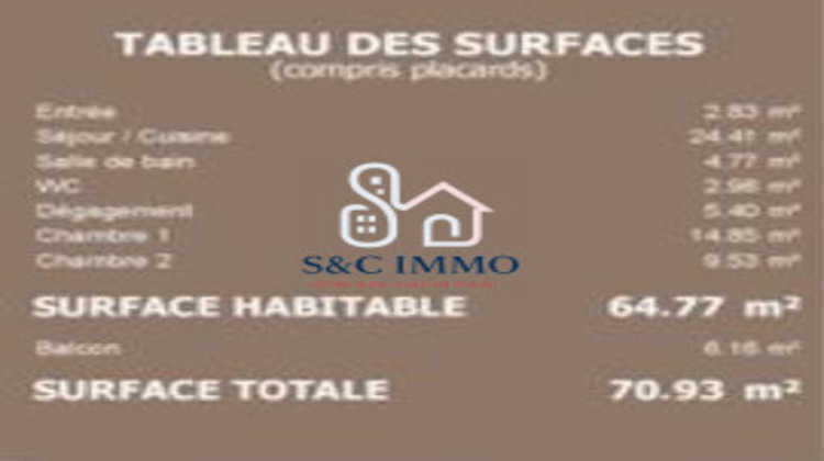 Ma-Cabane - Vente Appartement Aubervilliers (), 64 m²