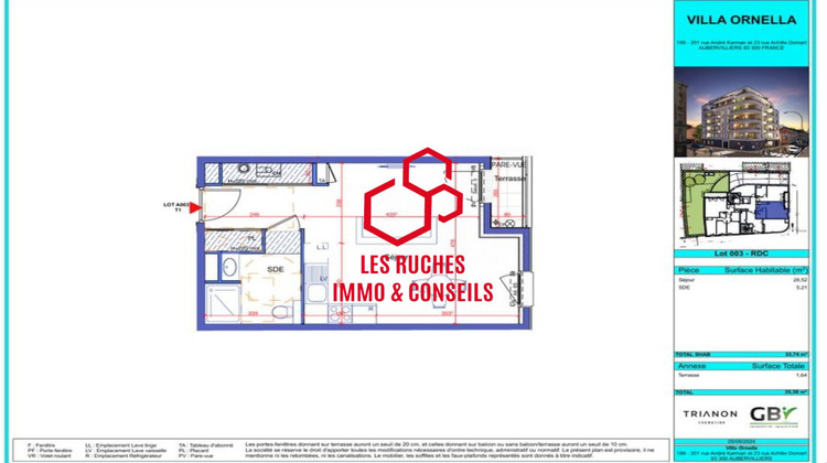 Ma-Cabane - Vente Appartement Aubervilliers, 33 m²