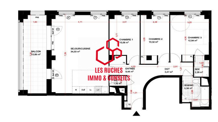 Ma-Cabane - Vente Appartement Aubervilliers, 89 m²