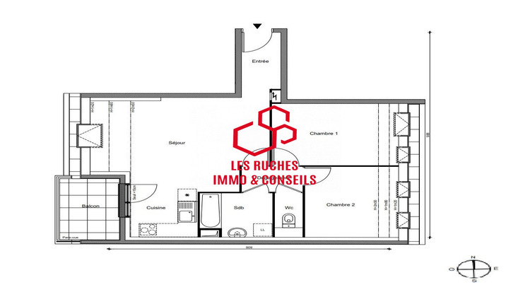 Ma-Cabane - Vente Appartement Aubervilliers, 60 m²