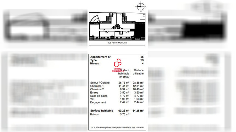 Ma-Cabane - Vente Appartement Aubervilliers, 60 m²