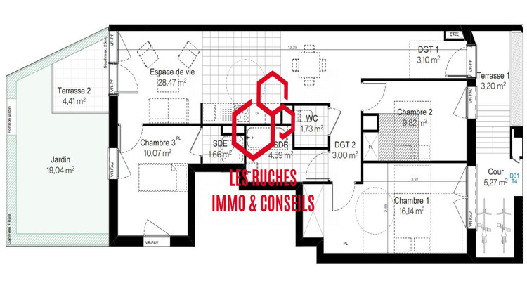 Ma-Cabane - Vente Appartement Aubervilliers, 78 m²