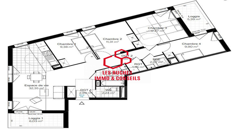 Ma-Cabane - Vente Appartement Aubervilliers, 94 m²