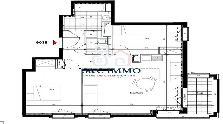 Ma-Cabane - Vente Appartement Aubervilliers, 62 m²