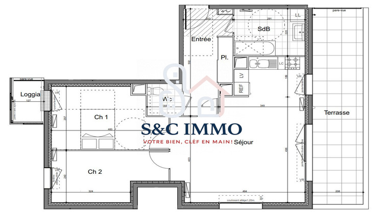 Ma-Cabane - Vente Appartement Aubervilliers, 70 m²