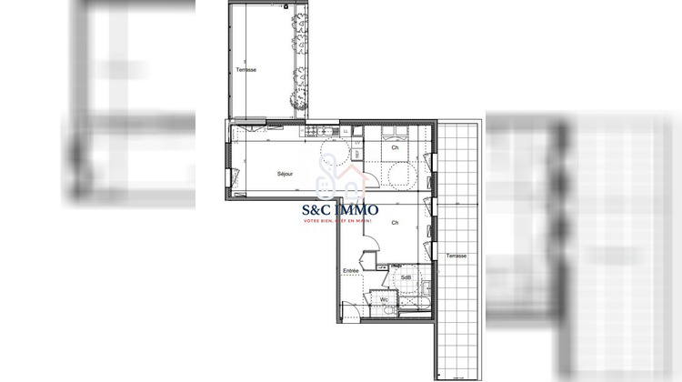 Ma-Cabane - Vente Appartement Aubervilliers, 66 m²