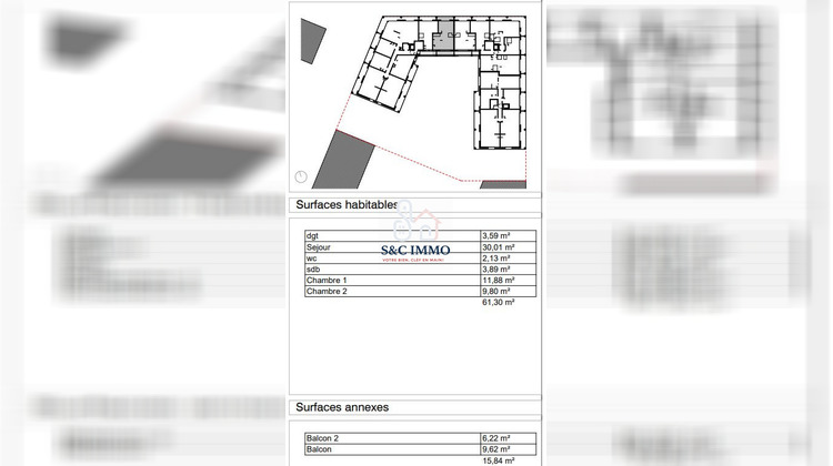 Ma-Cabane - Vente Appartement Aubervilliers, 61 m²
