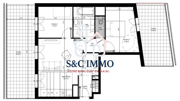 Ma-Cabane - Vente Appartement Aubervilliers, 58 m²