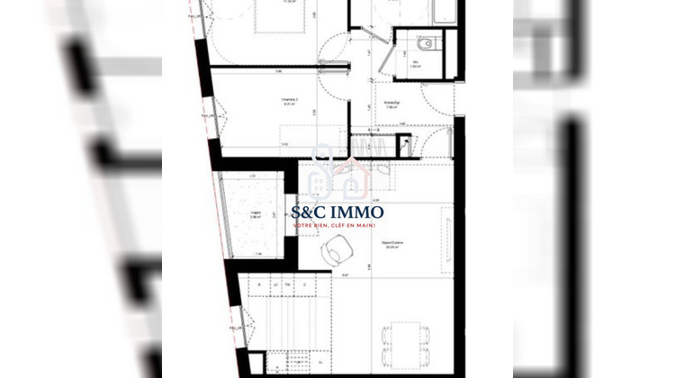 Ma-Cabane - Vente Appartement Aubervilliers, 64 m²