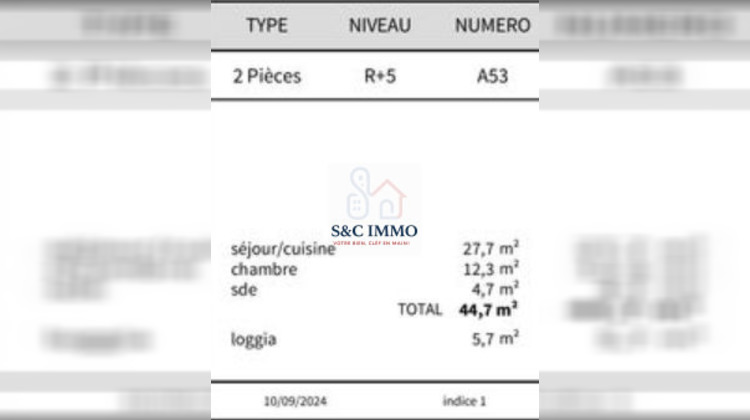 Ma-Cabane - Vente Appartement Aubervilliers, 45 m²